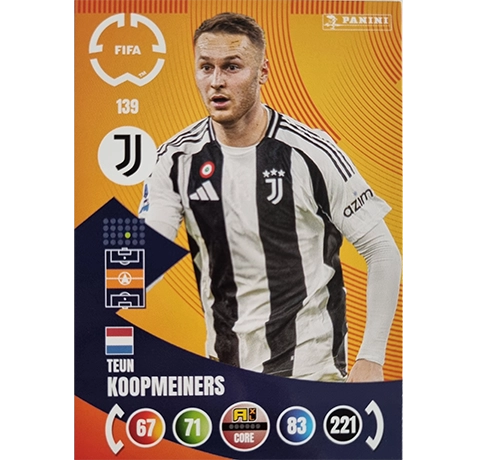 Panini FIFA Club WM Trading Cards 2025 | Nr. 139 Teun Koopmeiners