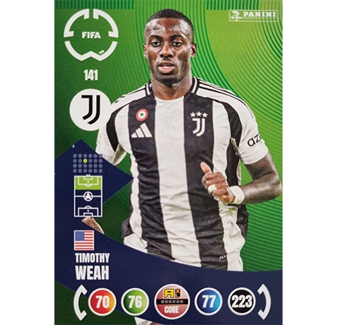 Panini FIFA Club WM Trading Cards 2025 | Nr. 141 Timothy Weah