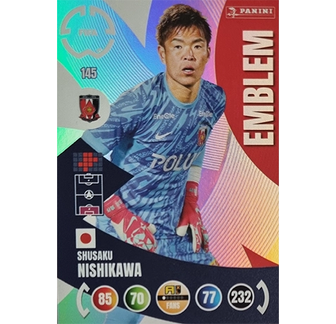 Panini FIFA Club WM Trading Cards 2025 | Nr. 145 Shusaku Nishikawa | Emblem