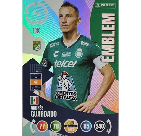 Panini FIFA Club WM Trading Cards 2025 | Nr. 163 Andres Guardado | Emblem