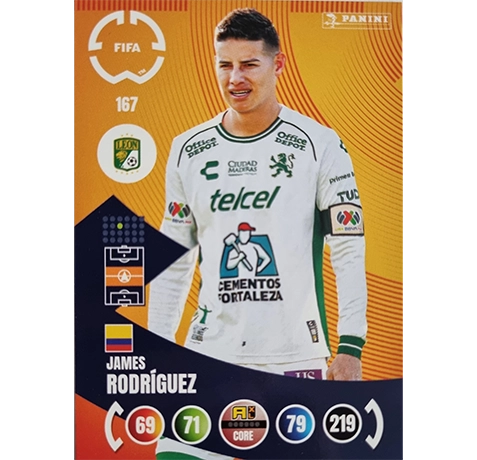 Panini FIFA Club WM Trading Cards 2025 | Nr. 167 James Rodriguez