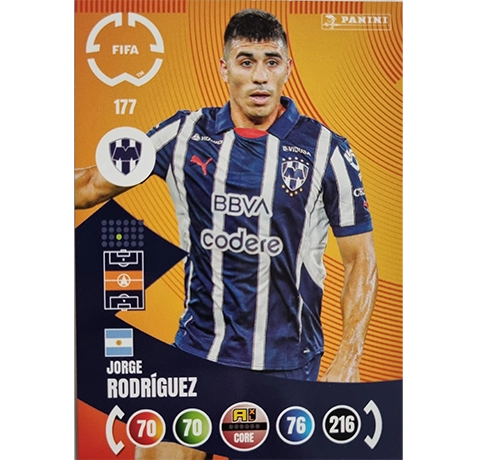 Panini FIFA Club WM Trading Cards 2025 | Nr. 177 Jorge Rodriguez