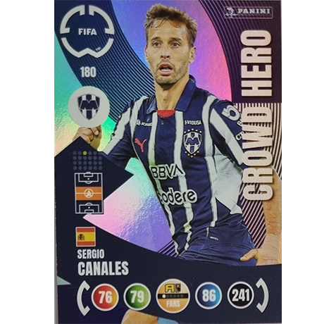 Panini FIFA Club WM Trading Cards 2025 | Nr. 180 Sergio Canales | Crowd Hero