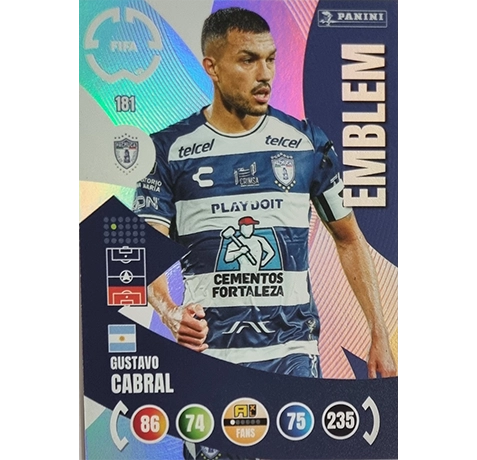 Panini FIFA Club WM Trading Cards 2025 | Nr. 181 Gustavo Cabral | Emblem