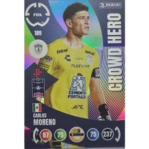 Panini FIFA Club WM Trading Cards 2025 | Nr. 189 Carlos Moreno | Crowd Hero