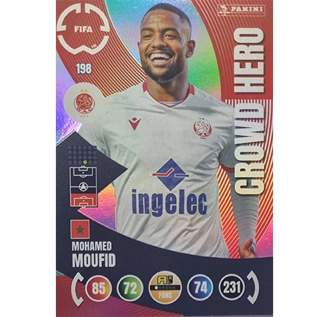 Panini FIFA Club WM Trading Cards 2025 | Nr. 198 Mohamed Moufid | Crowd Hero