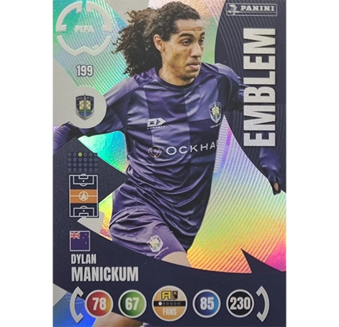 Panini FIFA Club WM Trading Cards 2025 | Nr. 199 Dylan Manickum | Emblem