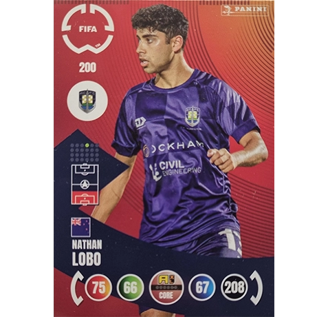 Panini FIFA Club WM Trading Cards 2025 | Nr. 200 Nathan Lobo