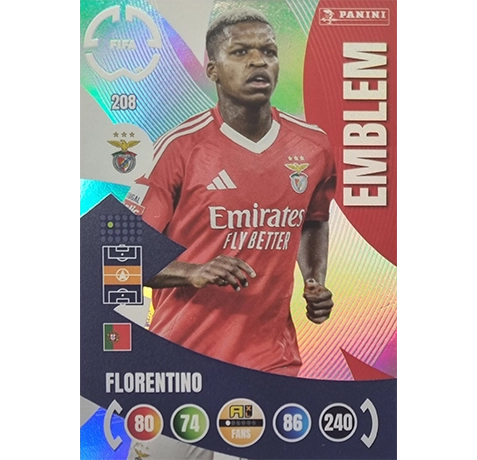 Panini FIFA Club WM Trading Cards 2025 | Nr. 208 Florentino | Emblem