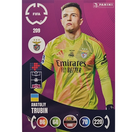 Panini FIFA Club WM Trading Cards 2025 | Nr. 209 Anatoliy Trubin