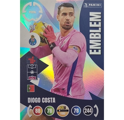 Panini FIFA Club WM Trading Cards 2025 | Nr. 217 Diogo Costa | Emblem