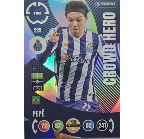 Panini FIFA Club WM Trading Cards 2025 | Nr. 225 Pepe | Crowd Hero