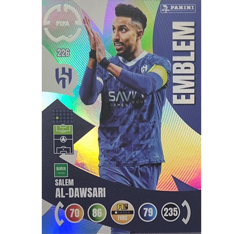 Panini FIFA Club WM Trading Cards 2025 | Nr. 226 Salem Al-Dawsari | Emblem