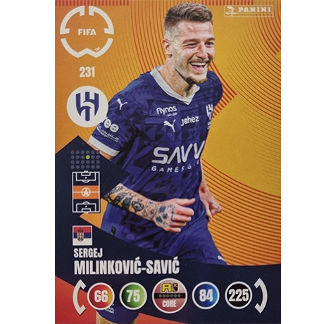 Panini FIFA Club WM Trading Cards 2025 | Nr. 231 Sergej Milinkovic-Savic