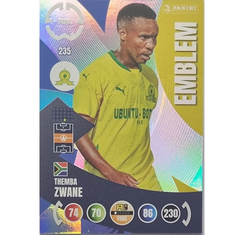 Panini FIFA Club WM Trading Cards 2025 | Nr. 235 Themba Zwane | Emblem