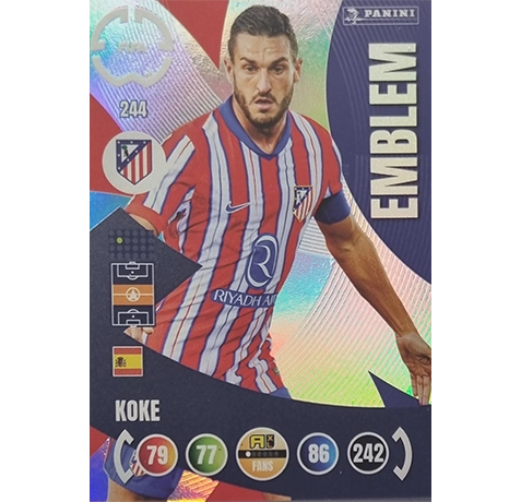 Panini FIFA Club WM Trading Cards 2025 | Nr. 244 Koke | Emblem