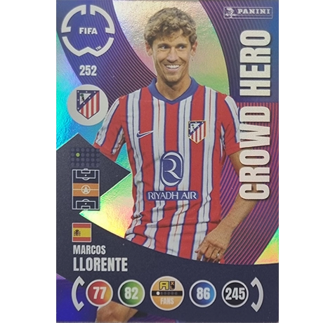Panini FIFA Club WM Trading Cards 2025 | Nr. 252 Marcos Llorente | Crowd Hero