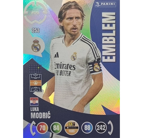 Panini FIFA Club WM Trading Cards 2025 | Nr. 253 Luka Modric | Emblem