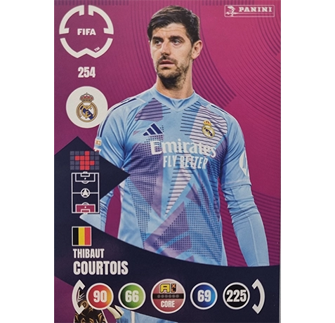 Panini FIFA Club WM Trading Cards 2025 | Nr. 254 Thibaut Courtois