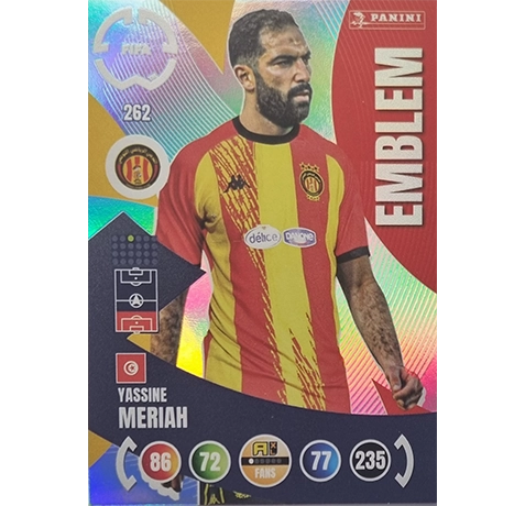 Panini FIFA Club WM Trading Cards 2025 | Nr. 262 Yassine Meriah | Emblem