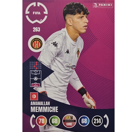 Panini FIFA Club WM Trading Cards 2025 | Nr. 263 Amanallah Memmiche