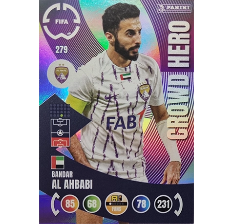 Panini FIFA Club WM Trading Cards 2025 | Nr. 279 Bandar Al Ahbabi | Crowd Hero