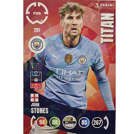 Panini FIFA Club WM Trading Cards 2025 | Nr. 281 John Stones | Titan (Kopie)