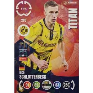 Panini FIFA Club WM Trading Cards 2025 | Nr. 285 Nico Schlotterbeck | Titan