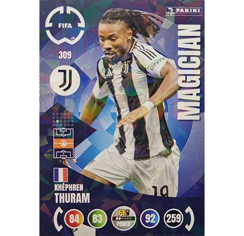 Panini FIFA Club WM Trading Cards 2025 | Nr. 309 Khephren Thuram | Magician