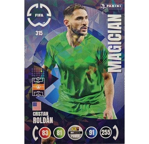 Panini FIFA Club WM Trading Cards 2025 | Nr. 315 Cristian Roldan | Magician