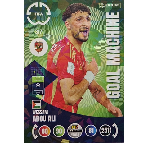 Panini FIFA Club WM Trading Cards 2025 | Nr. 317 Wessam Abou Ali | Goal Machine