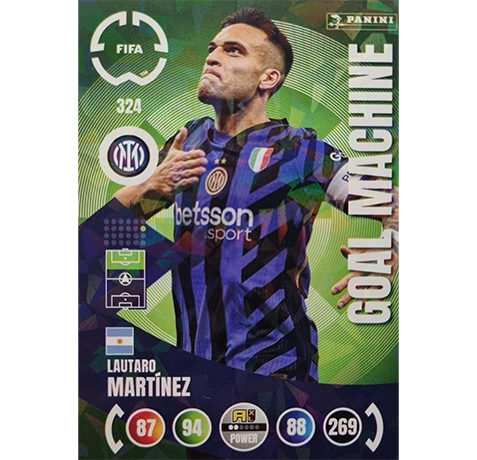 Panini FIFA Club WM Trading Cards 2025 | Nr. 324 Lautaro Martinez | Goal Machine