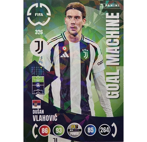 Panini FIFA Club WM Trading Cards 2025 | Nr. 326 Dusan Vlahovic | Goal Machine