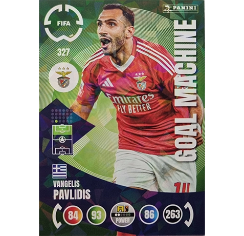 Panini FIFA Club WM Trading Cards 2025 | Nr. 327 Vangelis Pavlidis | Goal Machine