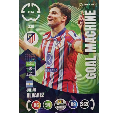 Panini FIFA Club WM Trading Cards 2025 | Nr. 330 Julian Alvarez | Goal Machine