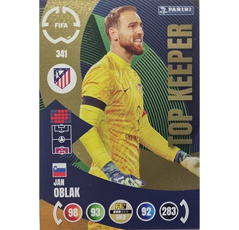 Panini FIFA Club WM Trading Cards 2025 | Nr. 341 Jan Oblak | Top Keeper