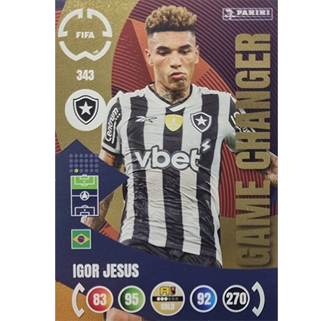 Panini FIFA Club WM Trading Cards 2025 | Nr. 343 Igor Jesus | Game Changer