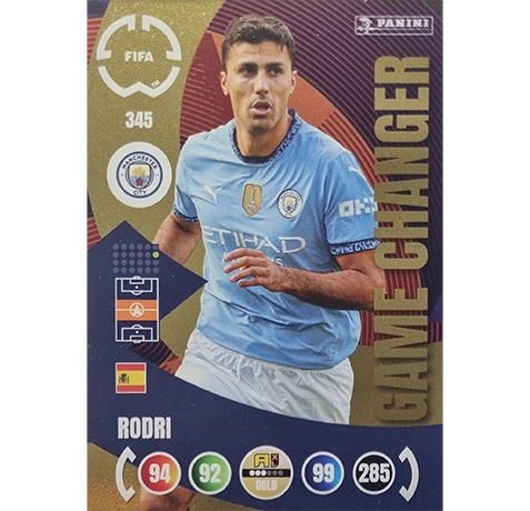 Panini FIFA Club WM Trading Cards 2025 | Nr. 345 Rodri | Game Changer