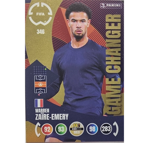 Panini FIFA Club WM Trading Cards 2025 | Nr. 346 Warren Zaire-Emery | Game Changer