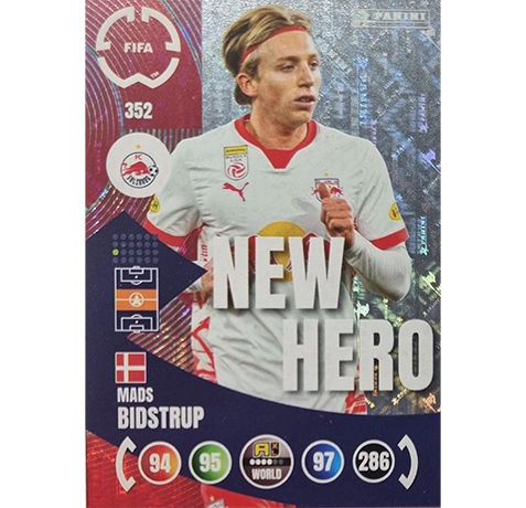 Panini FIFA Club WM Trading Cards 2025 | Nr. 352 Mads Bidstrup | New Hero