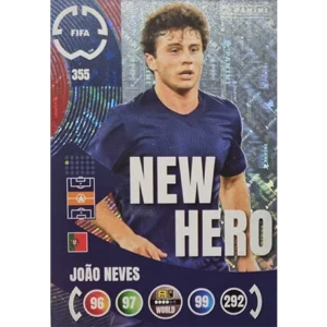 Panini FIFA Club WM Trading Cards 2025 | Nr. 355 Joao Neves | New Hero