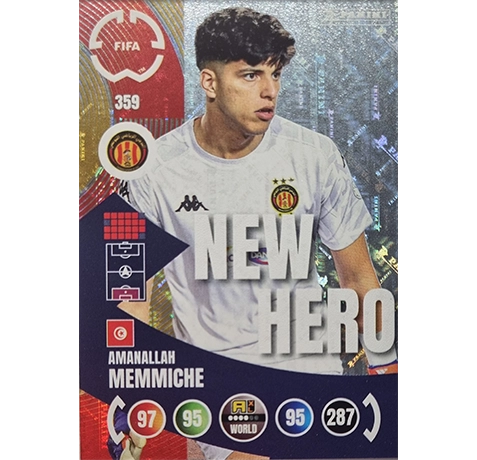 Panini FIFA Club WM Trading Cards 2025 | Nr. 359 Amanallah Memmiche | New Hero