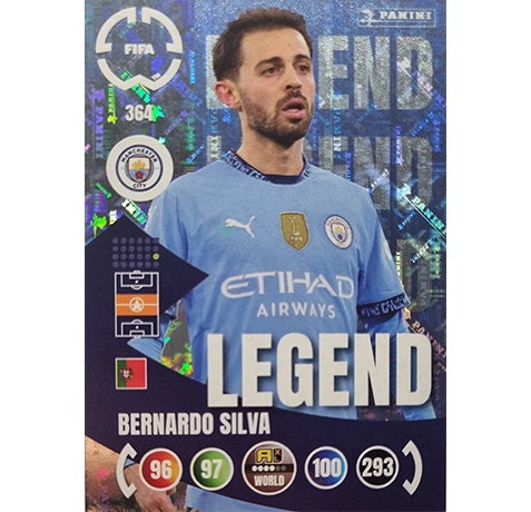 Panini FIFA Club WM Trading Cards 2025 | Nr. 364 Bernardo Silva | Legend