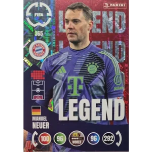 Panini FIFA Club WM Trading Cards 2025 | Nr. 365 Manuel Neuer | Legend