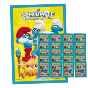 Die Schlümpfe Sticker 2025 – Album + 20er Mega Pack