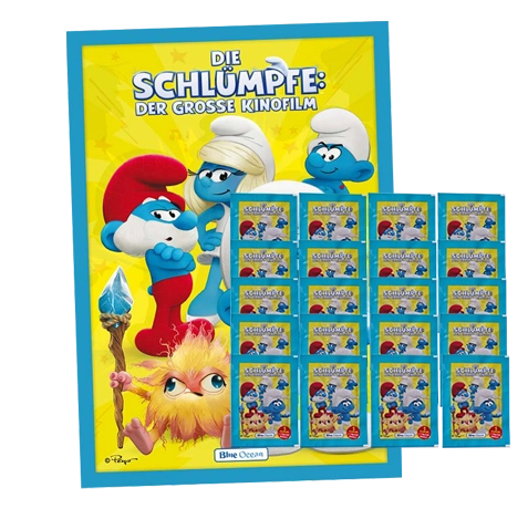 Die Schlümpfe Sticker 2025 – Album + 20er Mega Pack