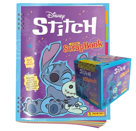 Panini Stitch Bundle – Stickeralbum + 1 Display (36 Stickertüten) | Super ScrapBook 2025