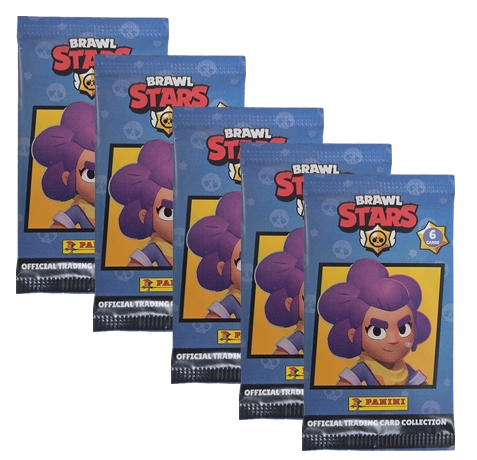Panini Brawl Stars Trading Cards 2025 – 5 Booster
