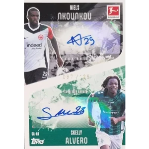 Topps Match Attax Unterschriften Karten