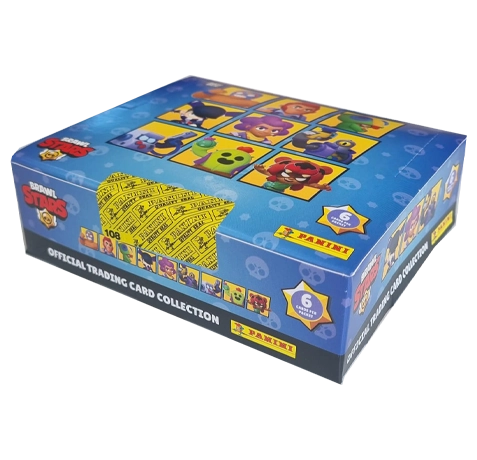 Panini Brawl Stars Trading Cards 2025 Display mit 24 Boostern – Boxansicht